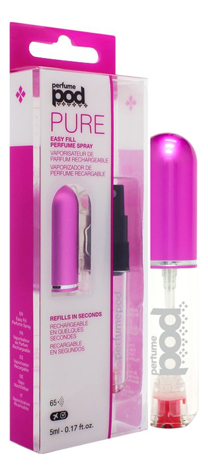 Атомайзер Perfumepod Pure Perfume Spray 5мл: Hot Pink перезаправляемый карманный атомайзер flexfresh dezamine a наклейка из экокожи
