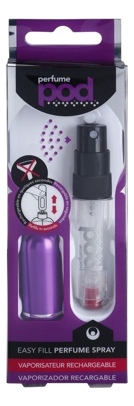 Атомайзер Perfumepod Pure Perfume Spray 5мл: Purple перезаправляемый карманный атомайзер flexfresh dezamine a наклейка из экокожи