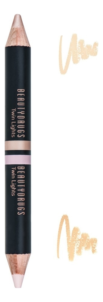 

Двойной карандаш-хайлайтер для бровей Twin Lights 2,98г: 02, Двойной карандаш-хайлайтер для бровей Twin Lights 2,98г