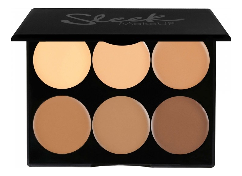 

Палетка кремовых корректоров для контурирования лица Cream Contour 12г: Medium, Палетка кремовых корректоров для контурирования лица Cream Contour 12г