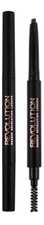 Makeup Revolution Карандаш для бровей Duo Brow Pencil 15г