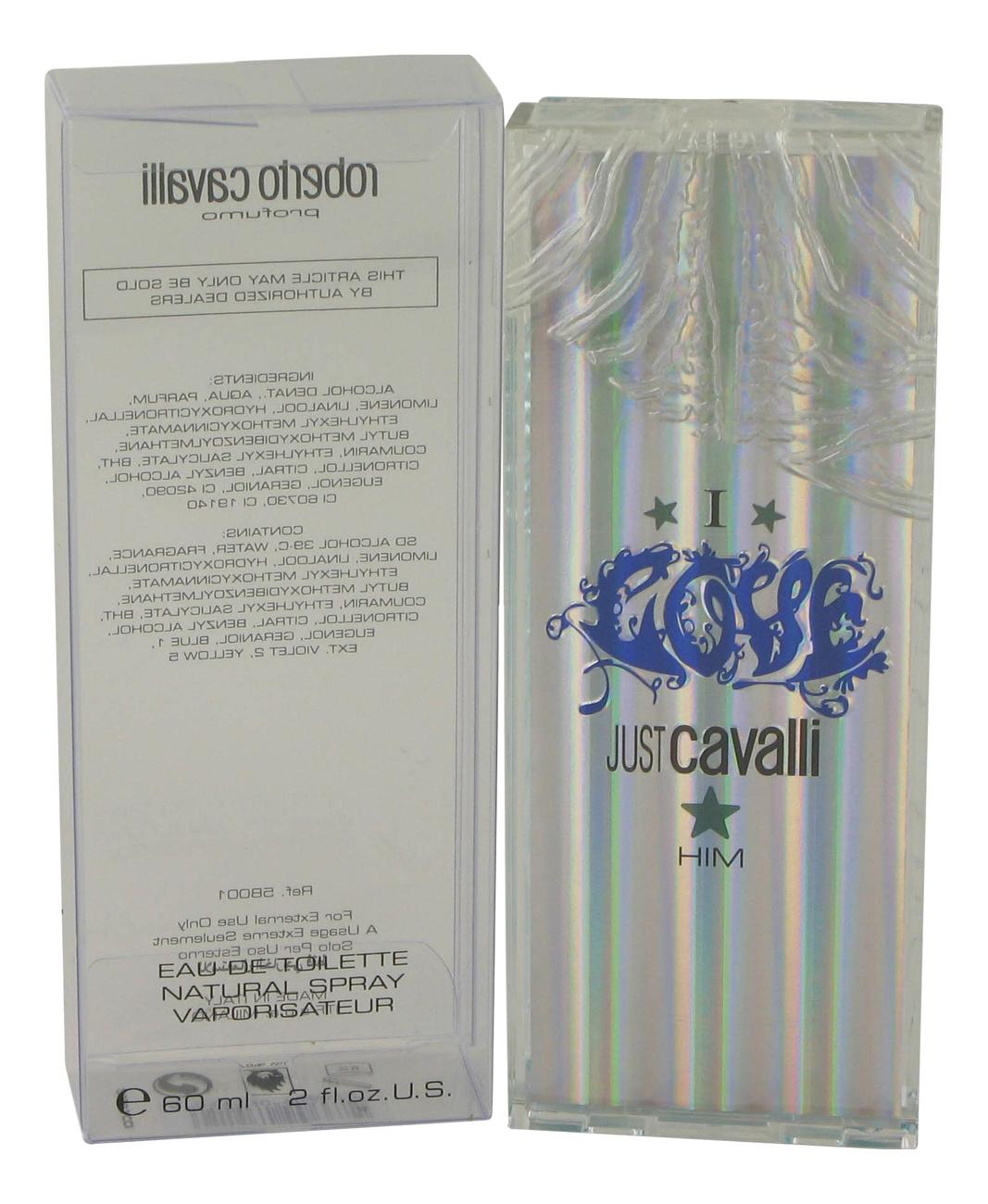 

Just Cavalli I Love Him: туалетная вода 60мл, Just Cavalli I Love Him