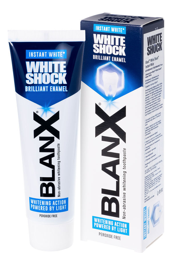 Отбеливающая зубная паста White Shock Instant White 75мл