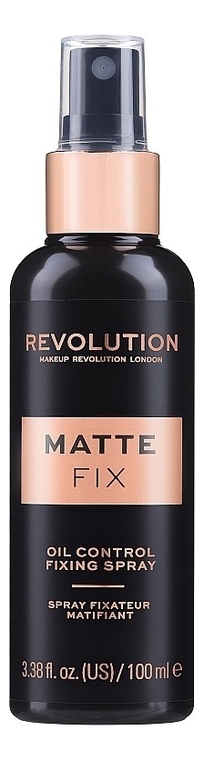 спрей для фиксации макияжа makeup revolution oil control fixing spray 100 мл Спрей для фиксации макияжа Oil Control Fixing Spray 100мл