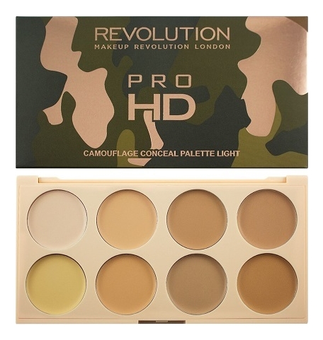 

Палетка консилеров для лица Ultra Pro HD Camouflage 10г: Light, Палетка консилеров для лица Ultra Pro HD Camouflage 10г