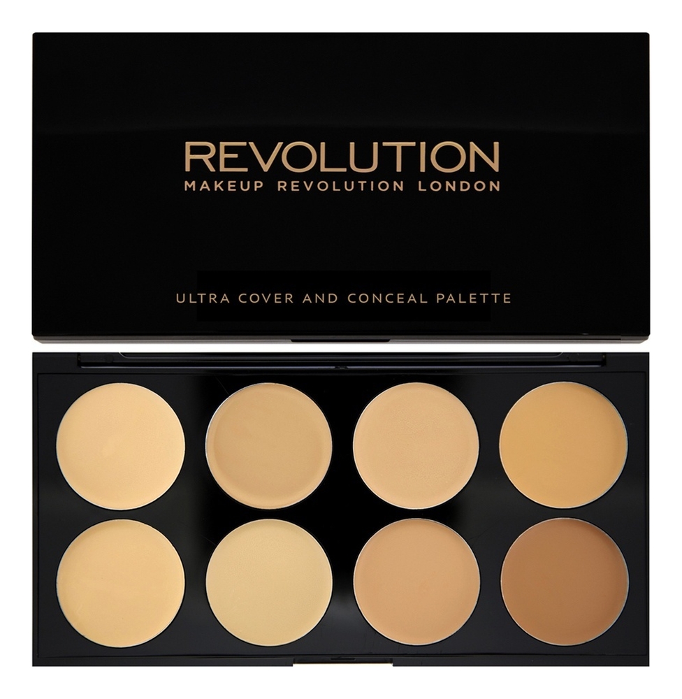 

Палетка консилеров Cover and Conceal 10г: Light Medium, Палетка консилеров Cover And Conceal 10г