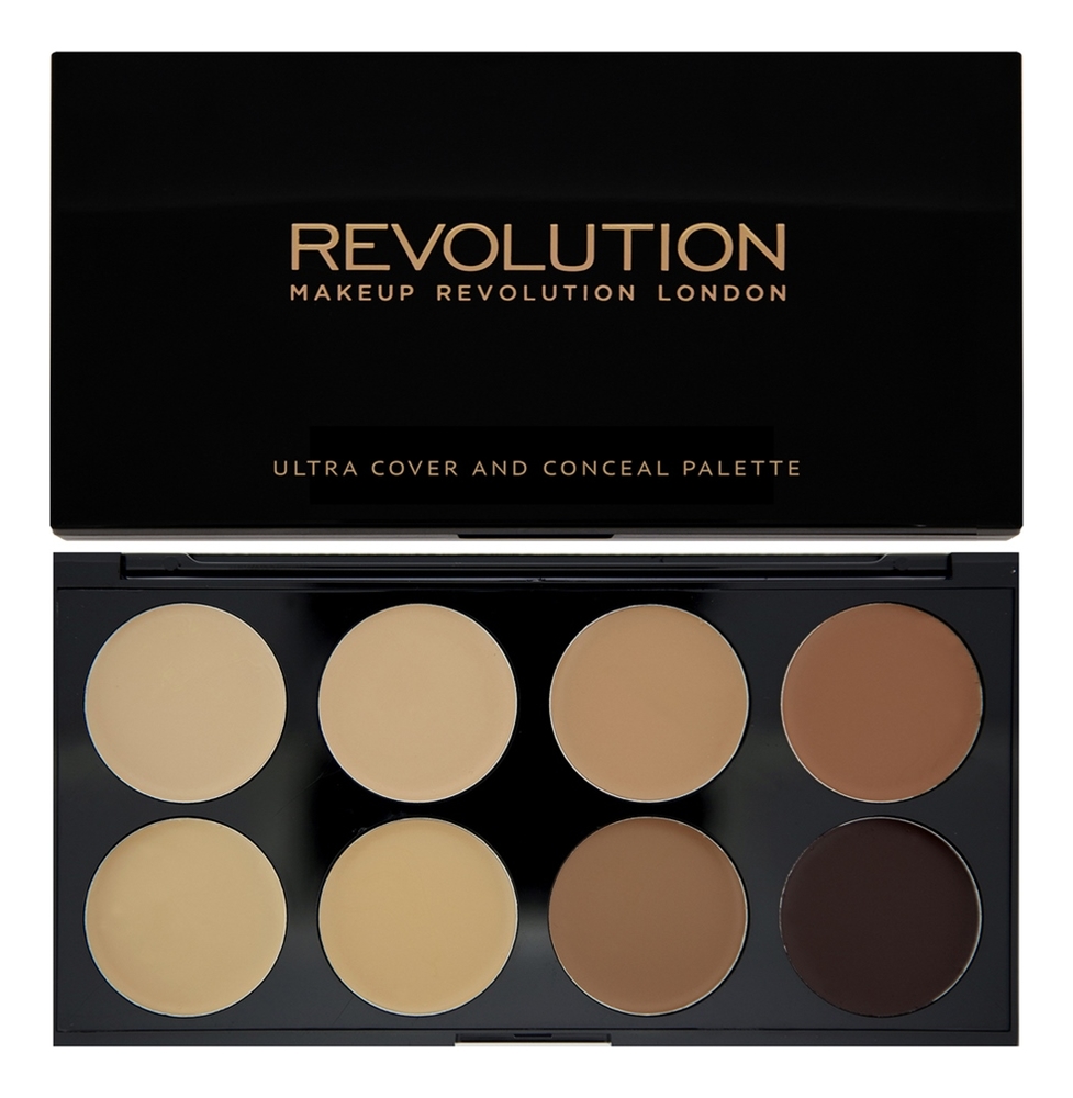 

Палетка консилеров Cover and Conceal 10г: Medium Dark, Палетка консилеров Cover And Conceal 10г