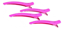 Framar Зажим для волос с эластичной вставкой Sectioning Hair Clips 4шт (розовый)
