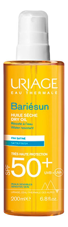 Солнцезащитное сухое масло-спрей для лица и волос Bariesun Huile Seche SPF50+ 200мл урьяж барьесан спрей без ароматизаторов спф50 200мл