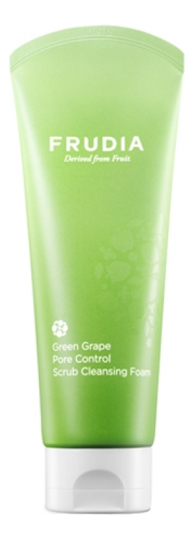 Себорегулирующая скраб-пенка для умывания с экстрактом зеленого винограда Green Grape Pore Control Scrub Cleansing Foam 145мл от Randewoo