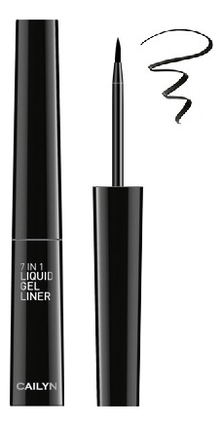 

Жидкая гелевая подводка Liquid Gel Eyeliner 7 in 1 5мл: 01 Black, Жидкая гелевая подводка Liquid Gel Eyeliner 7 in 1 5мл