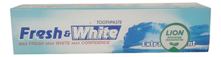 Зубная паста отбеливающая супер Прохладная мята Fresh & White 160г