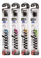 DENTAL CARE Зубная щетка с древесным углем Nano Charcoal Toothbrush (в ассортименте с прямой ручкой)