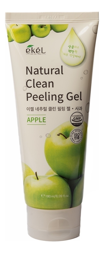 Пилинг-скатка для лица с экстрактом зеленого яблока Apple Natural Clean Peeling Gel 180мл: Пилинг-скатка 180мл пилинг скатка для лица с экстрактом винограда grape natural clean peeling gel 180мл пилинг скатка 180мл