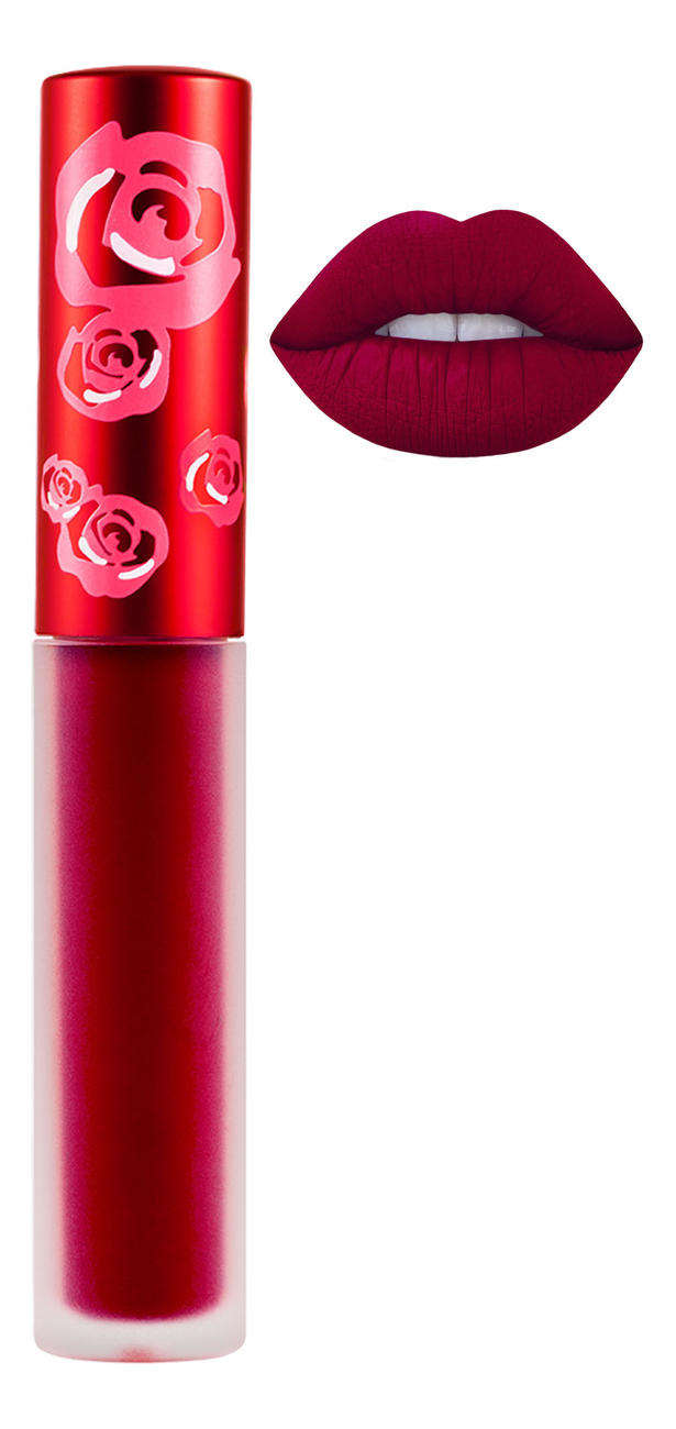 

Жидкая матовая помада Velvetines Liquid Matte Lipstick 2,6мл: Red Rose, Жидкая матовая помада Velvetines Liquid Matte Lipstick 2,6мл