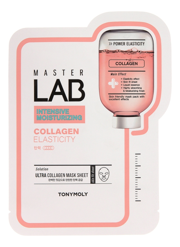 Купить Тканевая маска для лица с коллагеном Master Lab Collagen Mask 19г, Tony Moly