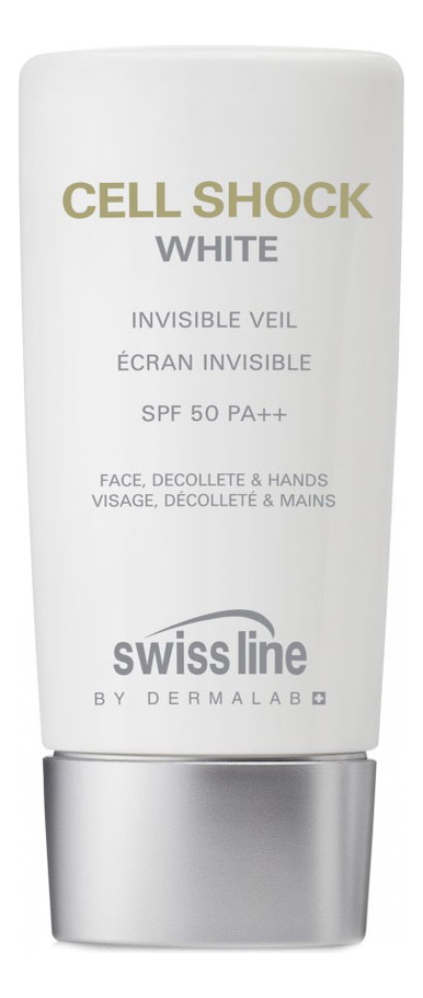

Осветляющий крем вуаль-невидимка для лица и тела Cell Shock White Invisible Veil SPF50 PA++ 65мл