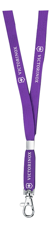 Шнурок на шею с карабином (фиолетовый) от Randewoo
