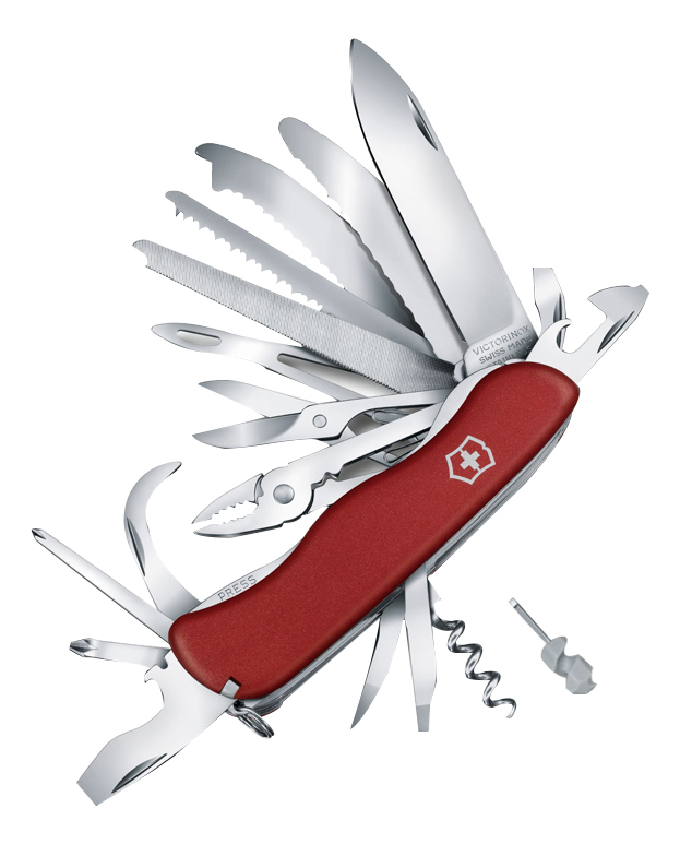 Нож перочинный WorkChamp XL 111мм 31 функция (красный) от Randewoo