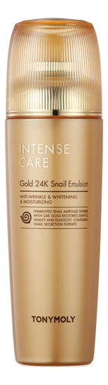Купить Эмульсия для лица Intense Care Gold 24K Snail Emulsion 140мл, Tony Moly