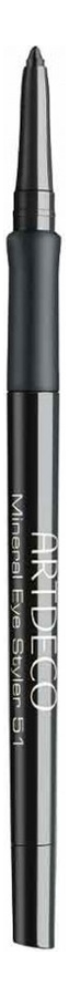 

Минеральный карандаш для век Mineral Eye Styler 0,4г: 51 Mineral Black, Минеральный карандаш для век Mineral Eye Styler 0,4г