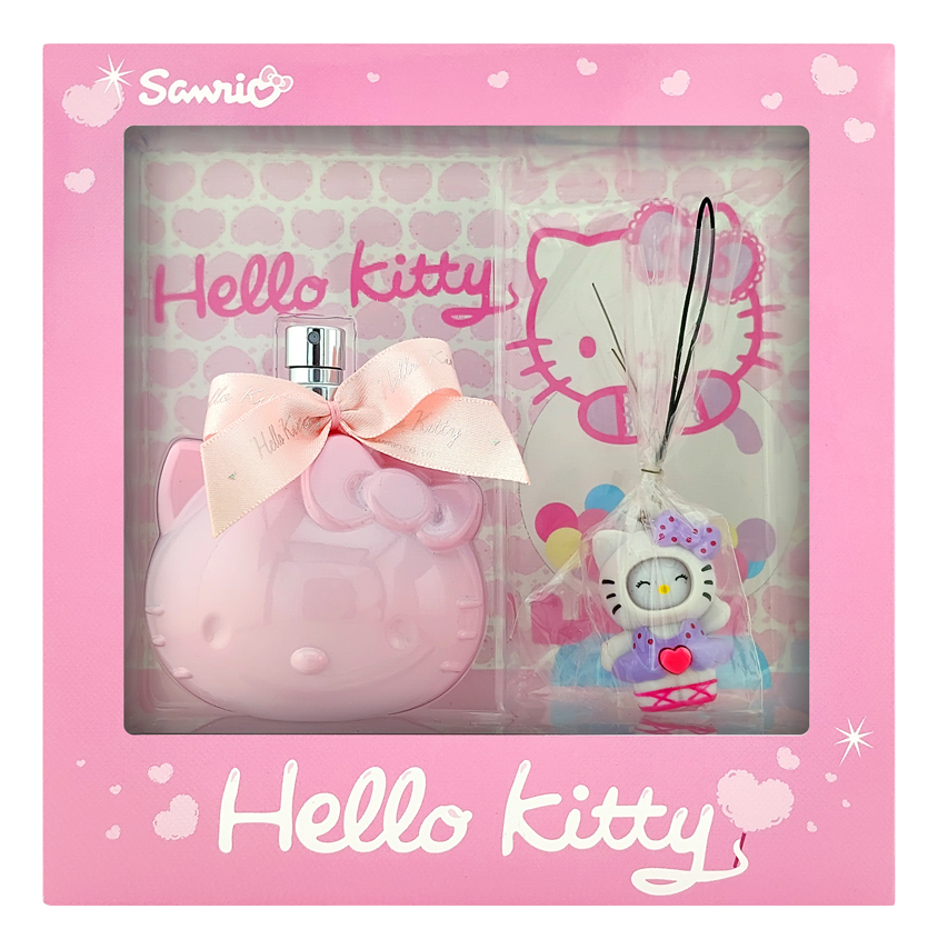 Hello Kitty Party: набор (т/вода 75мл + party kit) hello pet колтунорез боковой 8 лезвий загнутый мини