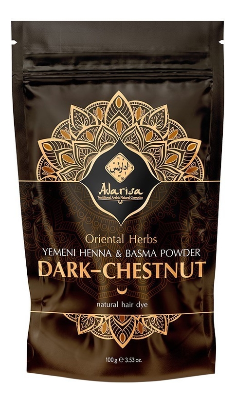 

Йеменская хна для волос 100г: Dark Chestnut, Йеменская хна для волос 100г