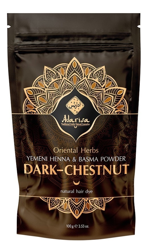 Йеменская хна для волос 100г: Dark Chestnut