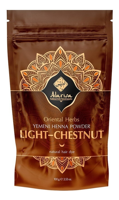 

Йеменская хна для волос 100г: Light Chestnut, Йеменская хна для волос 100г