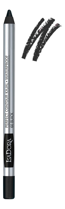 

Карандаш для век водостойкий Perfect Contour Kajal Waterproof 1,2г: 60 Black, Карандаш для век водостойкий Perfect Contour Kajal Waterproof 1,2г