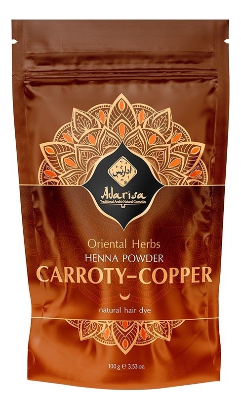 Традиционная натуральная хна для волос 100г: Carroty Copper