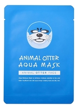 SNP Тканевая маска для лица Animal Otter Aqua Mask 25мл