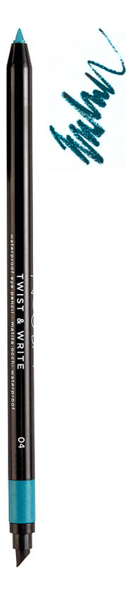 

Водостойкий карандаш для глаз Twist & Write Waterproof Eye Pencil 0,5г: No 04, Водостойкий карандаш для глаз Twist & Write Waterproof Eye Pencil 0,5г