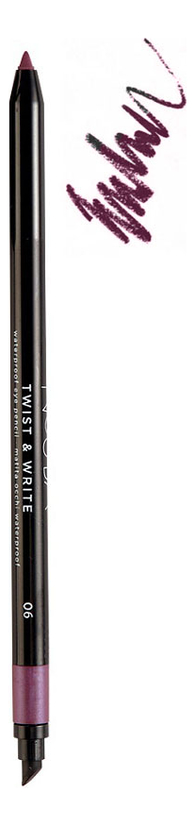 

Водостойкий карандаш для глаз Twist & Write Waterproof Eye Pencil 0,5г: No 06, Водостойкий карандаш для глаз Twist & Write Waterproof Eye Pencil 0,5г