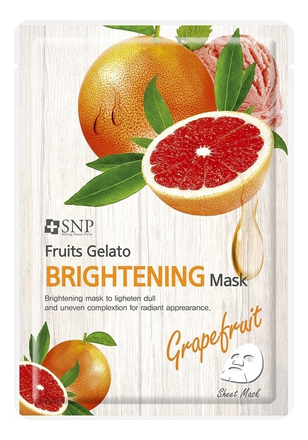 

Тканевая маска для лица Fruits Gelato Brightening Mask 25мл