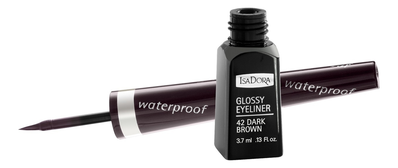 

Подводка для век водостойкая Glossy Eyeliner 3,7мл: 42 Dark Brown, Подводка для век водостойкая Glossy Eyeliner 3,7мл