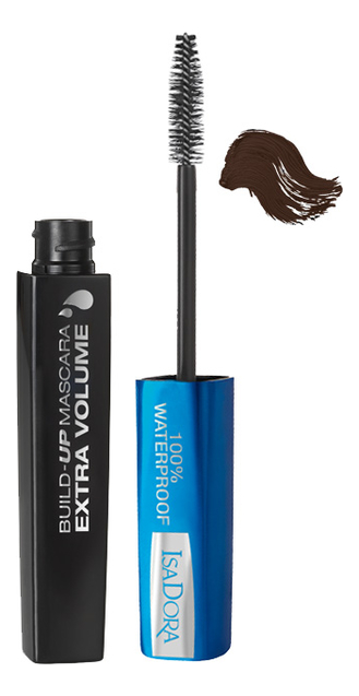

Водостойкая тушь для ресниц Build-Up Mascara Extra Volume 100% Waterproof 12мл: 21 Dark Brown, Водостойкая тушь для ресниц Build-Up Mascara Extra Volume 100% Waterproof 12мл