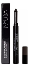 Nouba Тени-карандаш для бровей водостойкие Brow Powder Waterproof 0,8г