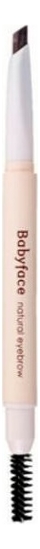 

Карандаш для бровей Babyface Natural Eyebrow 0,3г: 02 Deep Brown, Карандаш для бровей Babyface Natural Eyebrow 0,3г