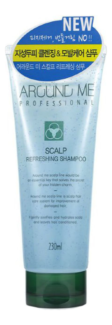 

Тонизирующий шампунь для волос и кожи головы Around Me Scalp Refreshing Shampoo 230мл