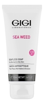 Жидкое мыло для лица не пенящееся Sea Weed Soapless Soap For Normal To Oily Skin 100мл gigi жидкое безмыльное мыло sea weed soapless soap 100 мл 150 г