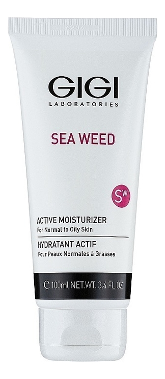 Крем увлажняющий для лица Sea Weed Active Moisturizer For Normal To Oily Skin 100мл: Крем 100мл gigi крем для лица sea weed active moisturizer 75 мл