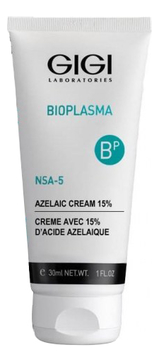 Крем с 15% азелаиновой кислотой для жирной и проблемной кожи лица Bioplasma Azelaic Cream 30мл