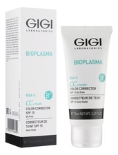 GiGi CC крем для лица Bioplasma CC Cream Color Corrector SPF15 75мл