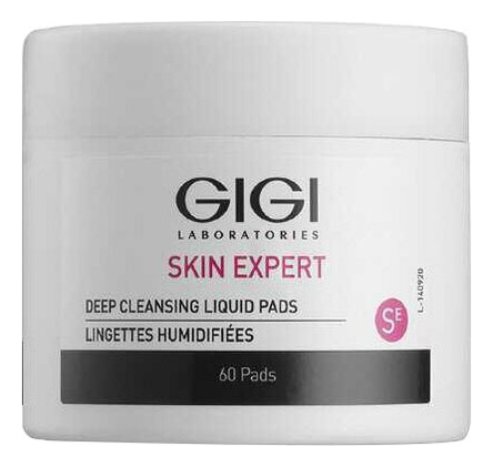 Очищающие ватные диски для лица Skin Expert Deep Cleansing Liquid Pads 60шт gigi очищающие диски derma clear deep cleansing 60 шт gigi skin expert