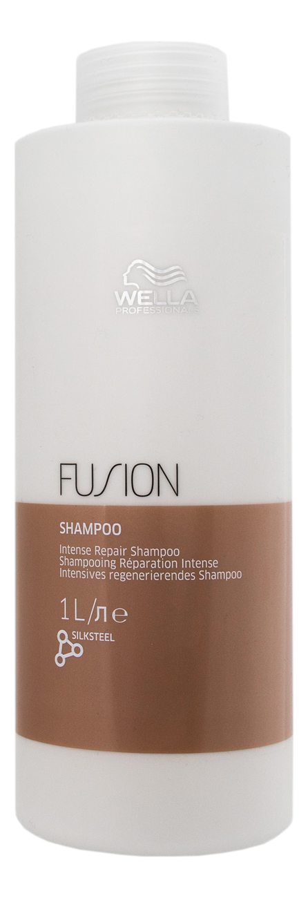 Интенсивный восстанавливающий шампунь Fusion Intense Repair Shampoo: Шампунь 1000мл wella professional fusion intense repair шампунь интенсивный восстанавливающий 50 мл