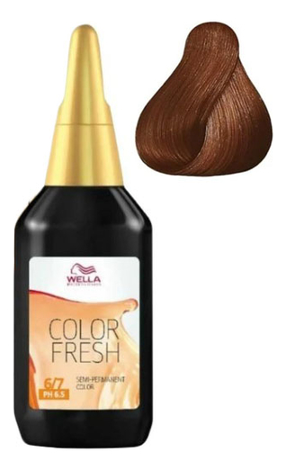 

Оттеночная краска для волос Color Fresh 75мл: 6/7 темный блонд коричневый, Оттеночная краска для волос Color Fresh 75мл
