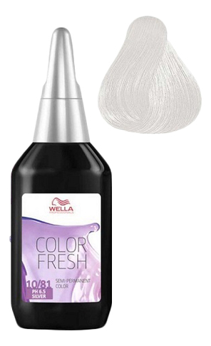 

Оттеночная краска Color Fresh 75мл: 10/81 Яркий блондин жемчужно-пепельный, Оттеночная краска Color Fresh 75мл