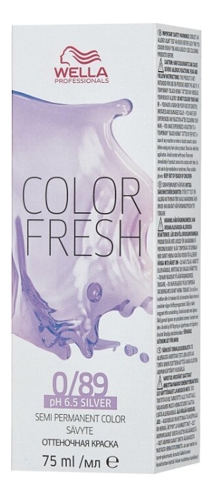 

Оттеночная краска Color Fresh 75мл: 0/89 Жемчужный сандрэ, Оттеночная краска Color Fresh 75мл