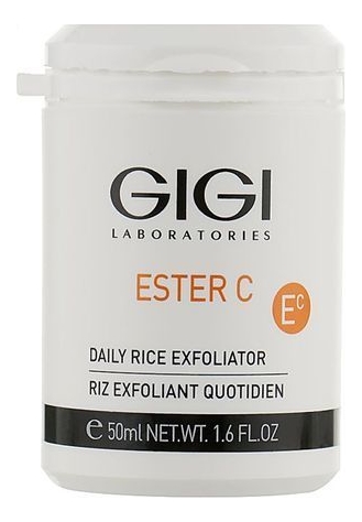 Маска эксфолиатор для очищения кожи лица Ester C Daily Rice Exfoliator: Маска 50мл отшелушивание мертвой сухой кожи каллус педикюр стопы пемза камень
